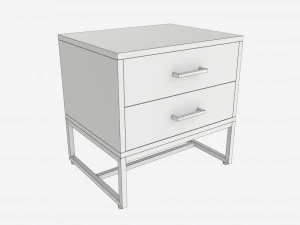 Nightstand Amsterdam 3D Model