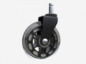 Office chair wheel Model 3D