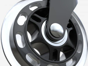 Office chair wheel 3D Model