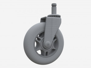 Office chair wheel Model 3D