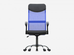 Office Chair with armrests and wheels 01 3D मॉडल