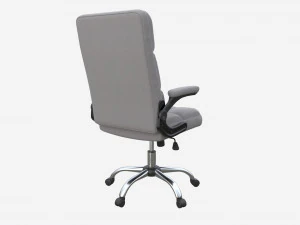 Chair with armrests and wheels 03 3D Model