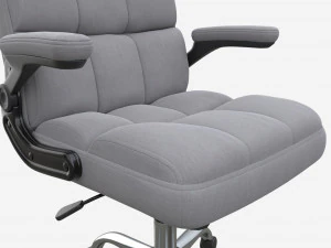 Chair with armrests and wheels 03 3D Model