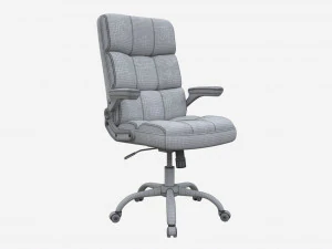 Chair with armrests and wheels 03 3D Model