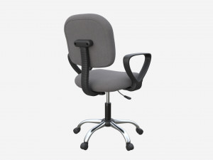 Office Chair with armrests and wheels 06 Modelo 3D