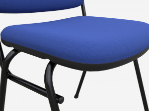 Office Chair with Fabric Seat 3Dモデル