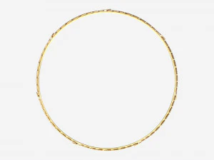 Olive Branch Headband Gold Crown 3D Model