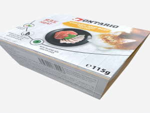 Ontario Cat Food Package 3D 模型