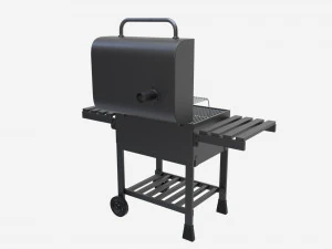 Outdoor Barbecue Charcoal Portable Grill 3D Model