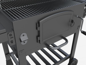 Outdoor Barbecue Charcoal Portable Grill Model 3D