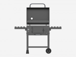 Outdoor Barbecue Charcoal Portable Grill Model 3D