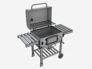 Outdoor Barbecue Charcoal Portable Grill Model 3D