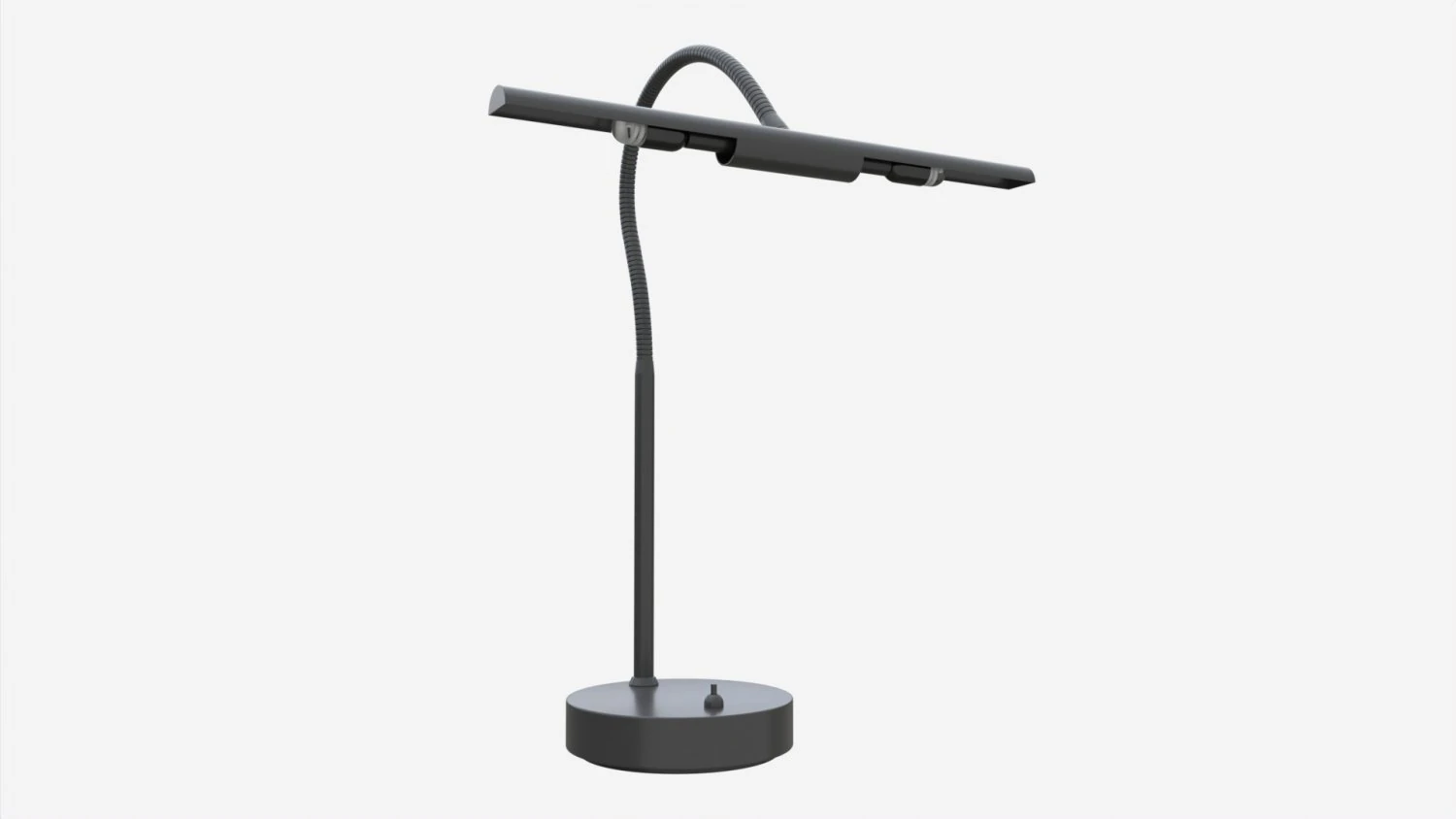Piano metal table lamp 3D Model .c4d .max .obj .3ds .fbx .stl .blend 