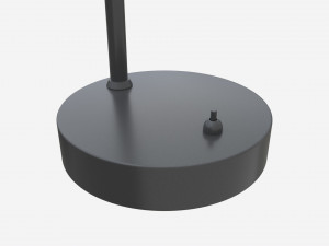 Piano metal table lamp 3D Model