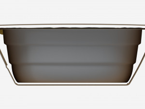Plastic Food Tray with Wrap 3Dモデル