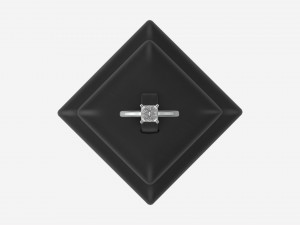 Ring Leather Display Holder Stand 03 Modelo 3D