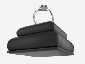 Ring Leather Display Holder Stand 04 3D Модель