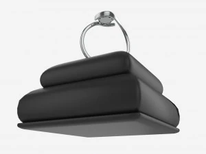 Ring Leather Display Holder Stand 04 3D Model