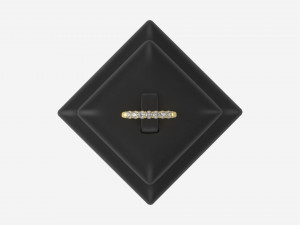 Ring Leather Display Holder Stand 07 3D 模型