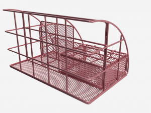 Rose Metal Desk Organizer 3D 模型