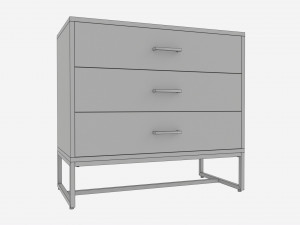 Side board Amsterdam 01 Modèle 3D