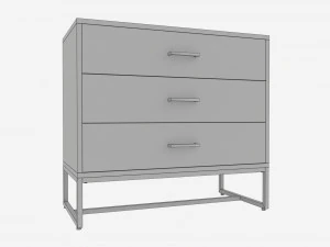 Side board Amsterdam 01 3D Model