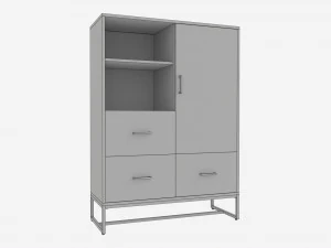 Side board Amsterdam 02 3D Model
