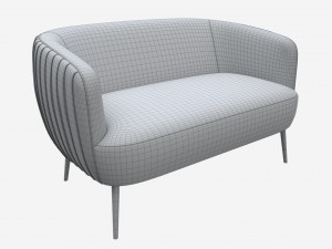 Sofa Accent 2-seater Modelo 3D