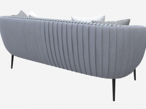 Sofa Accent 3-seater 3D Model