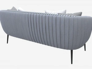 Sofa Accent 3-seater 3D Model