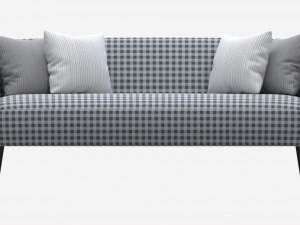 Sofa Accent 3-seater 3D Model