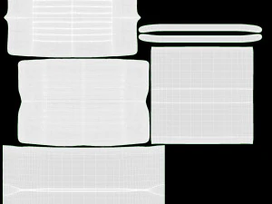 Sofa Bed Faith 3D Model