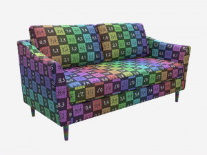 Sofa Caty 3-seater Model 3D