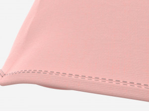 Strap Vest Top for Women Pink Mockup 3D Модель