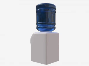 Top Load Small Table Water Dispenser 01 3D Model