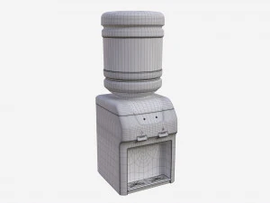 Top Load Small Table Water Dispenser 01 3D Model