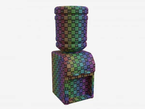 Top Load Small Table Water Dispenser 01 3D Model