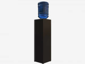 Top Load Water Dispenser 02 3D Model