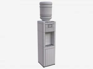 Top Load Water Dispenser 02 3D Model