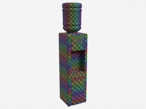 Top Load Water Dispenser 02 3D 모델