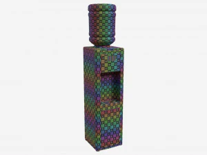 Top Load Water Dispenser 02 3D Model