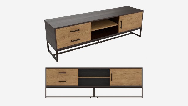 TV table Amsterdam 3D मॉडल .c4d .max .obj .3ds .fbx .stl .blend 