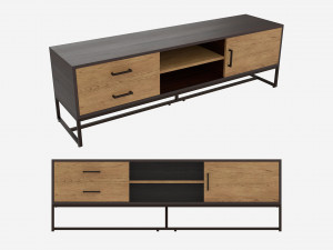 TV table Amsterdam Modelo 3D