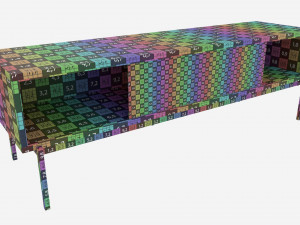 TV table Angus Modelo 3D