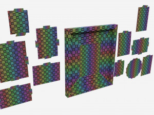 Wall decors pictures plate 3D Model