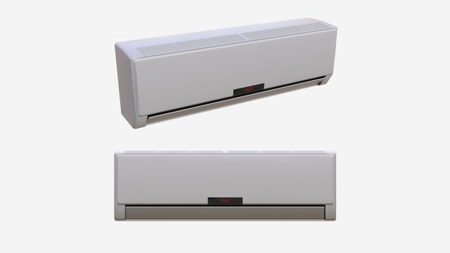 Wall mounted conditioner 3D-Modell .c4d .max .obj .3ds .fbx .stl .blend 