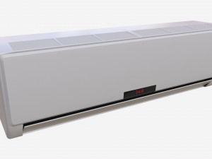 Wall mounted conditioner 3D-Modell