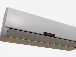 Wall mounted conditioner 3D-Modell