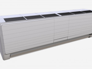 Wall mounted conditioner 3D-Modell