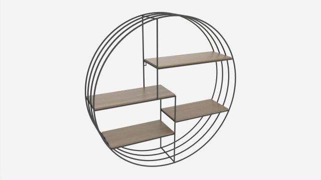 Wall Shelf Darkenberd 3D 모델 .c4d .max .obj .3ds .fbx .stl .blend 